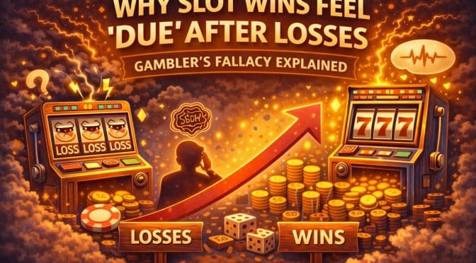 infographic showing the famous gamblers fallacy